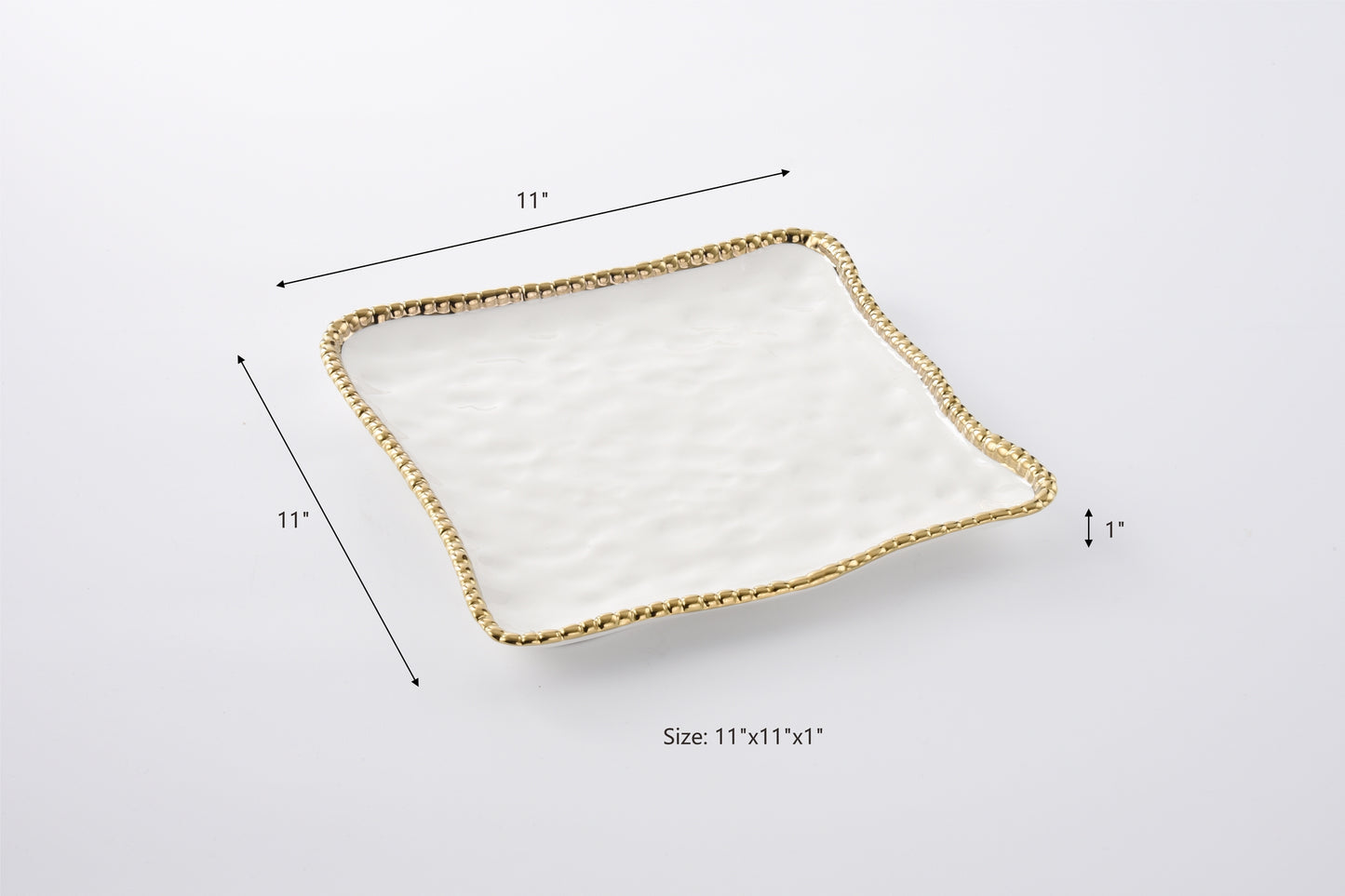 Square Dinner Plate - Truffles and Mendiants