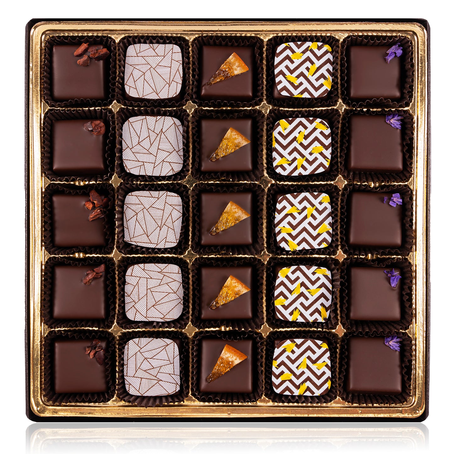 Truffle Collection Cocoa Pod Window Gift Box - 25pc