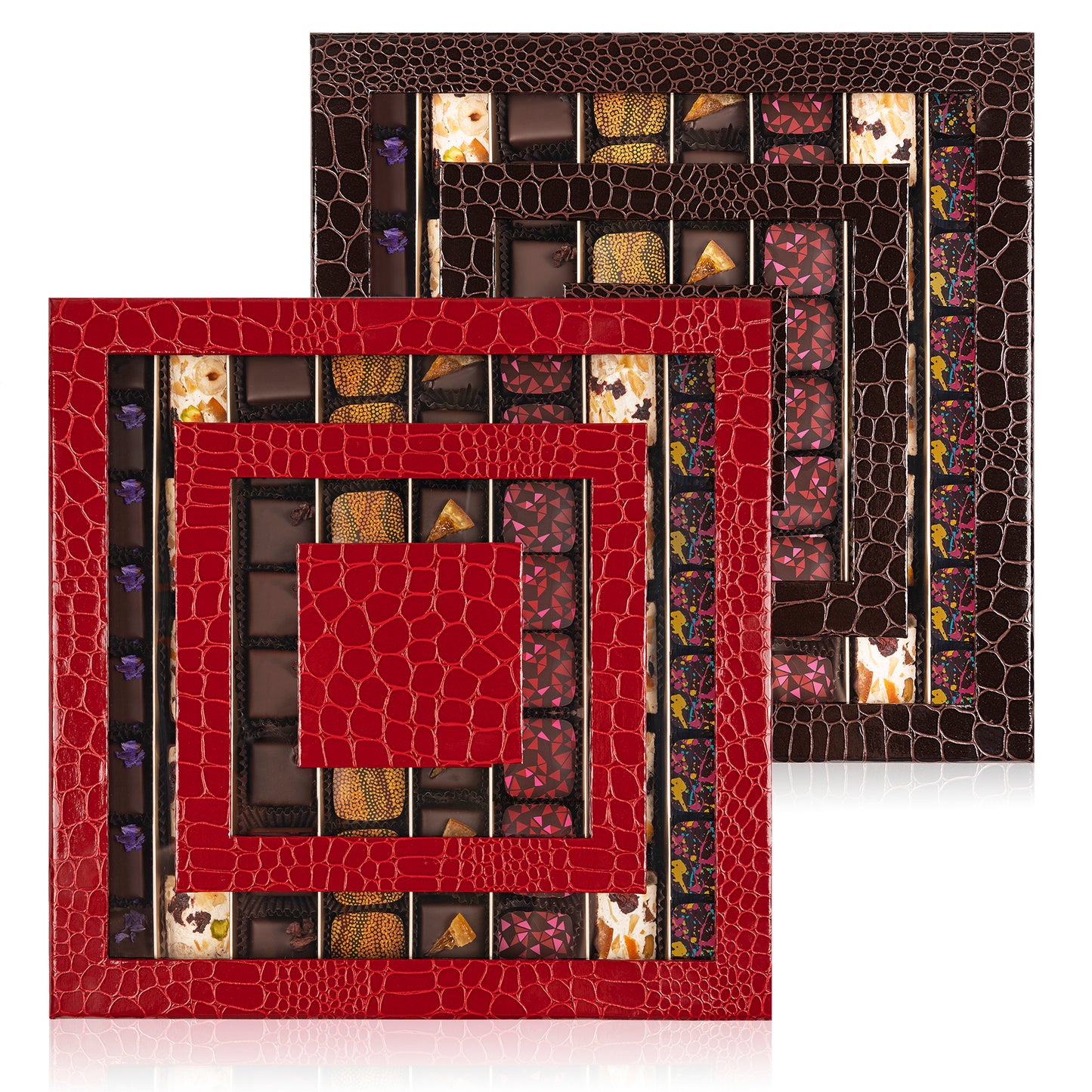 Truffle Collection - Croco Labyrinth Chocolate Gift Box - 64pcs