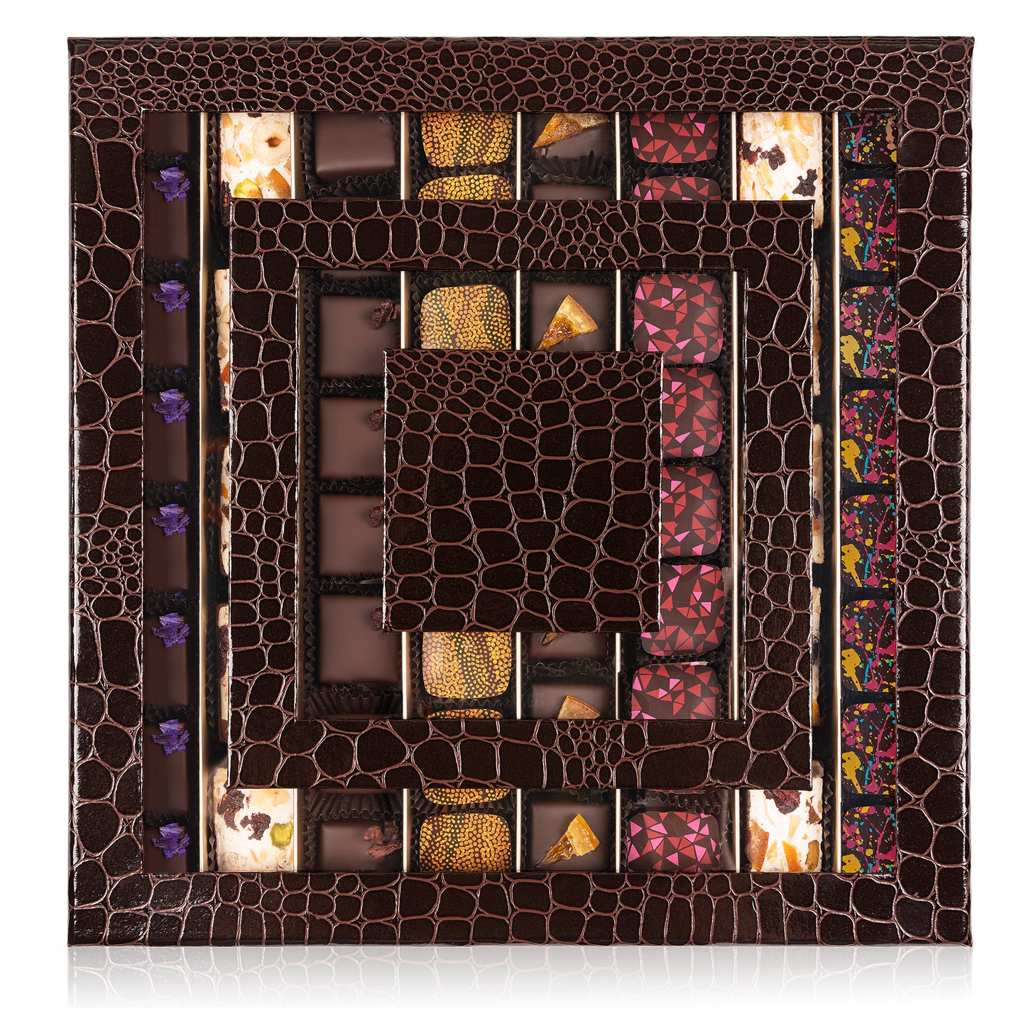 Truffle Collection - Croco Labyrinth Chocolate Gift Box - 64pcs