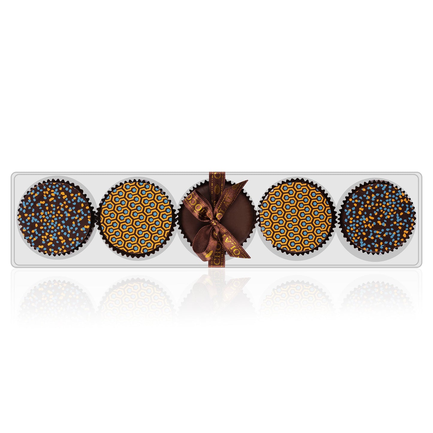 Large Chocolate Gift Basket - Truffles, Orange slices, Cookies, Mendiants, Nougats, Pate de Fruit