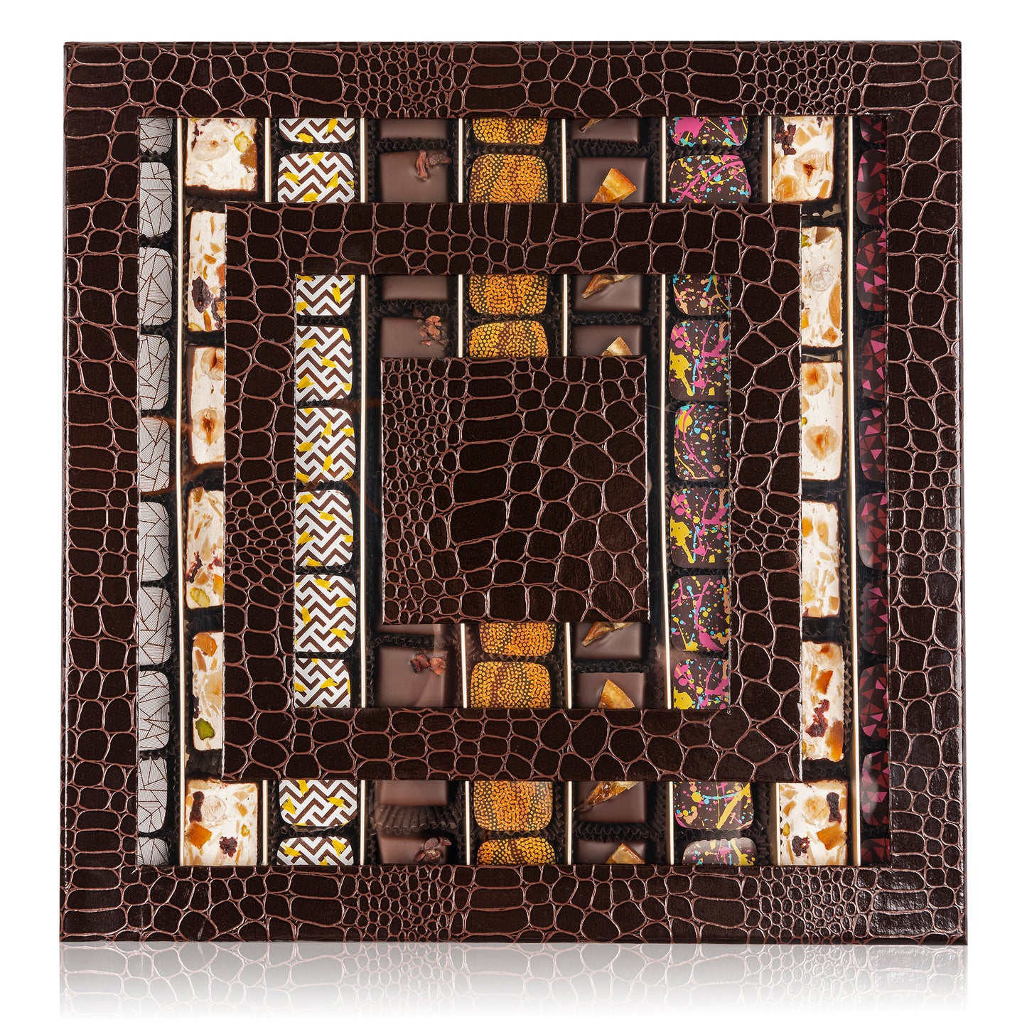 Truffle Collection - Croco Labyrinth Chocolate Gift Box - 90pcs