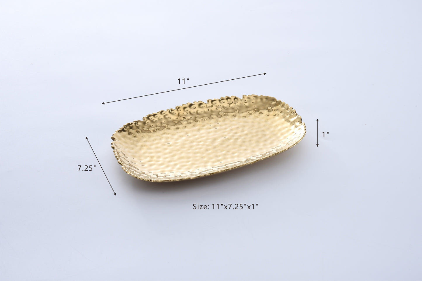 Medium Ripple Serving Platter - Truffles and Mendiants. Silver or Gold