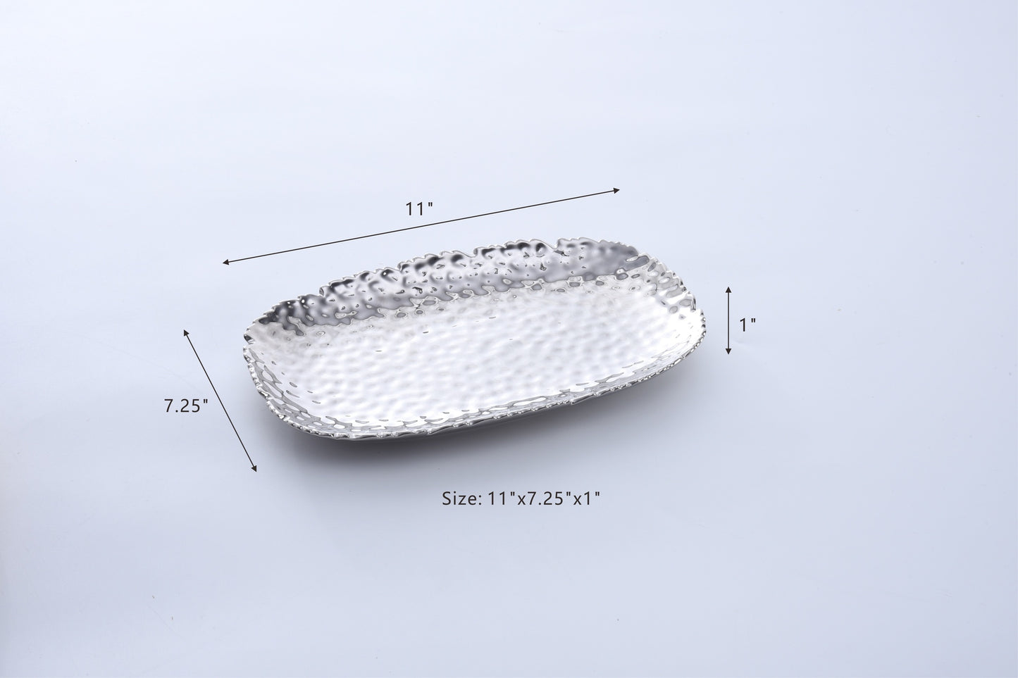 Medium Ripple Serving Platter - Truffles and Mendiants. Silver or Gold