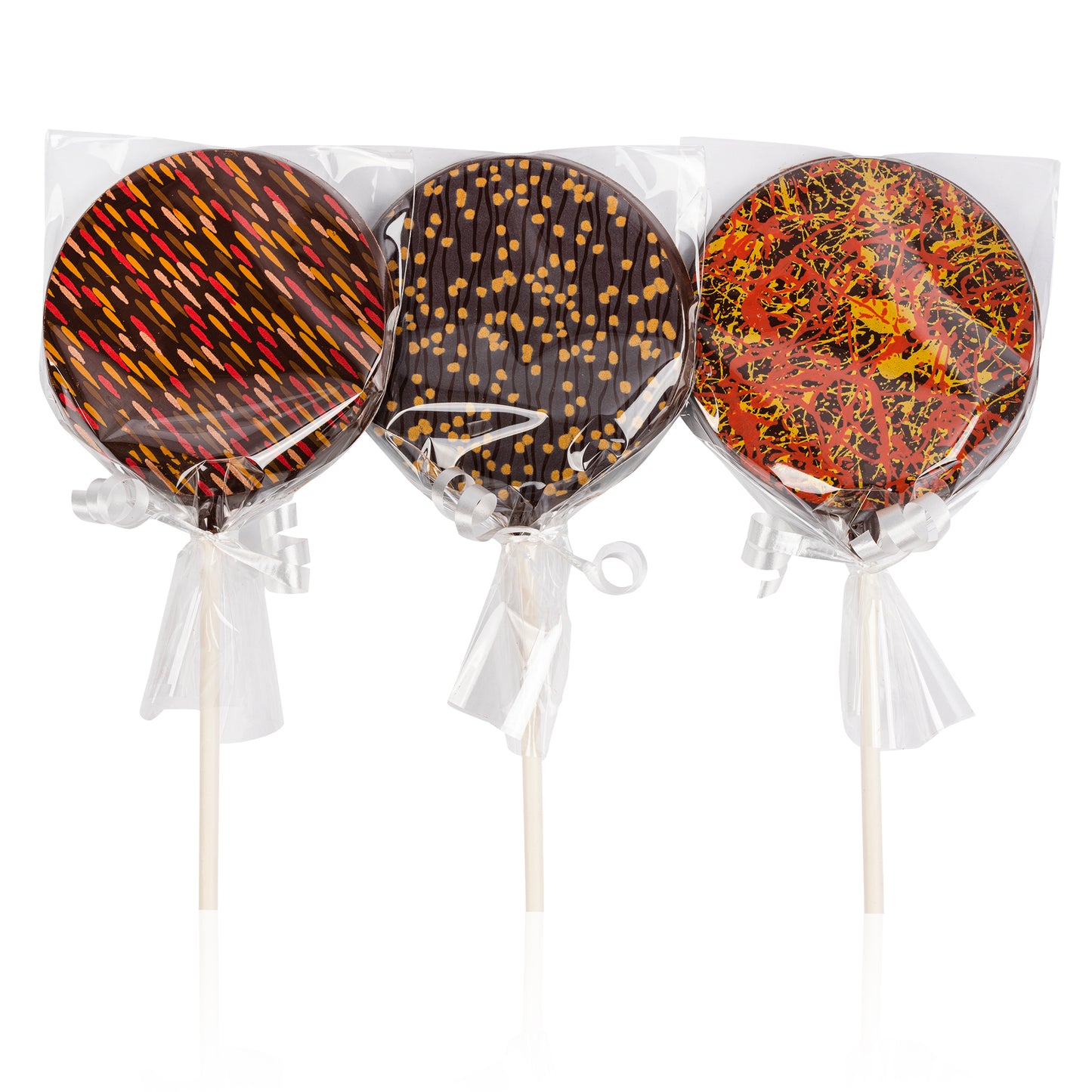 Semisweet Chocolate Lollipop - SET OF 3 - Choose Variety Inside