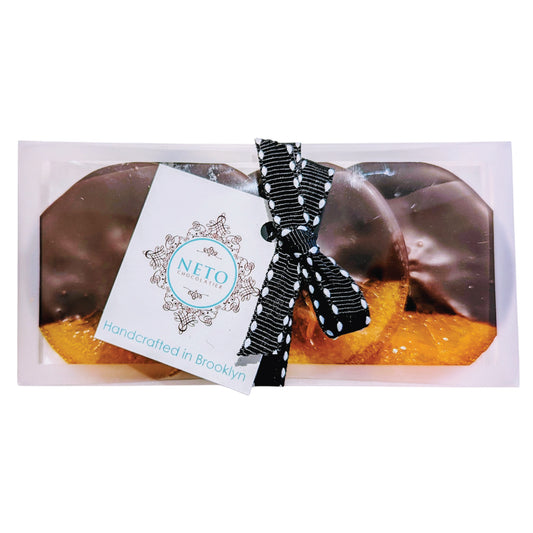Chocolate dipped glazed orange slice - Personal Gift box