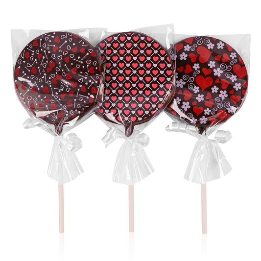 Semisweet Chocolate Lollipop - SET OF 3 - Choose Variety Inside