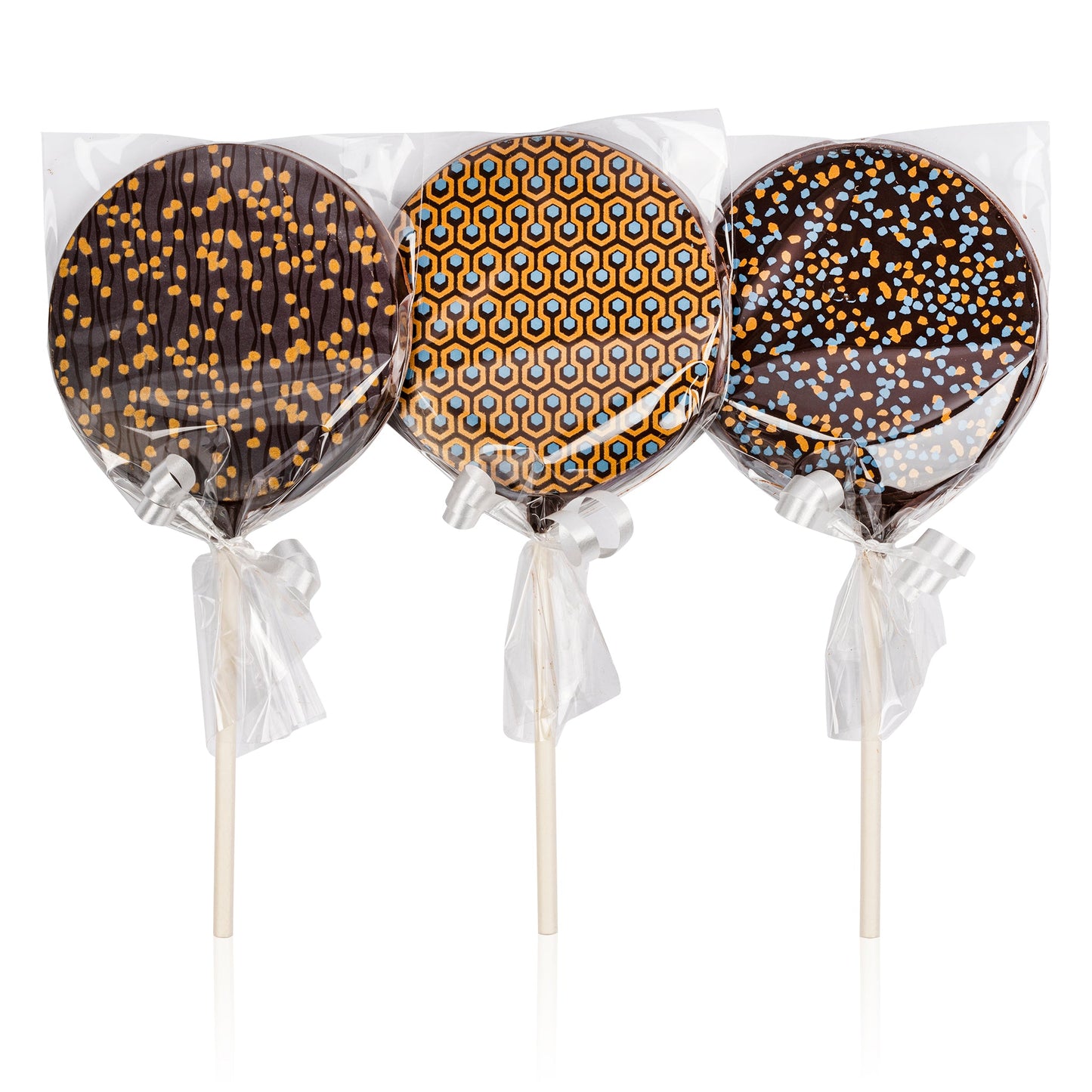 Semisweet Chocolate Lollipop - SET OF 3 - Choose Variety Inside