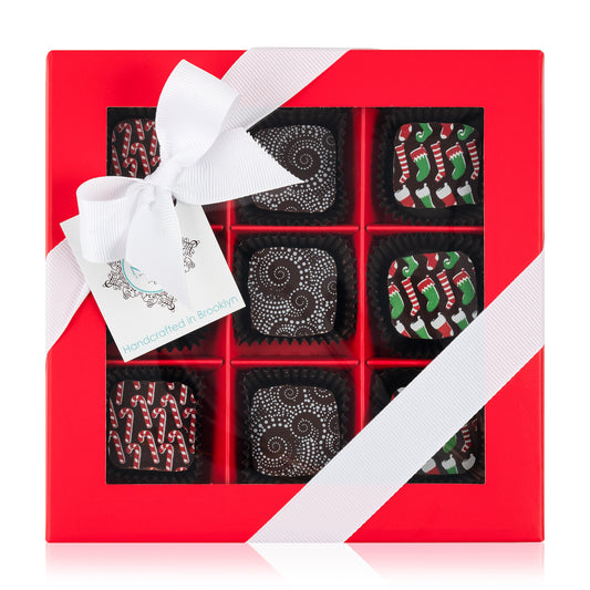 PREORDER Holiday Truffles Collection - 9pc Chocolate Gift Box