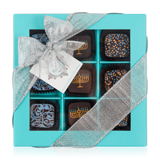 PREORDER Hanukkah Truffles Collection - 9pc Chocolate Gift Box