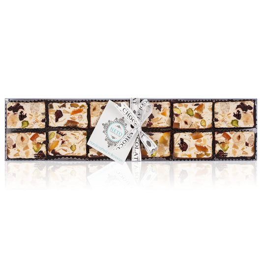 Chocolate Dipped Nougat Gift Box