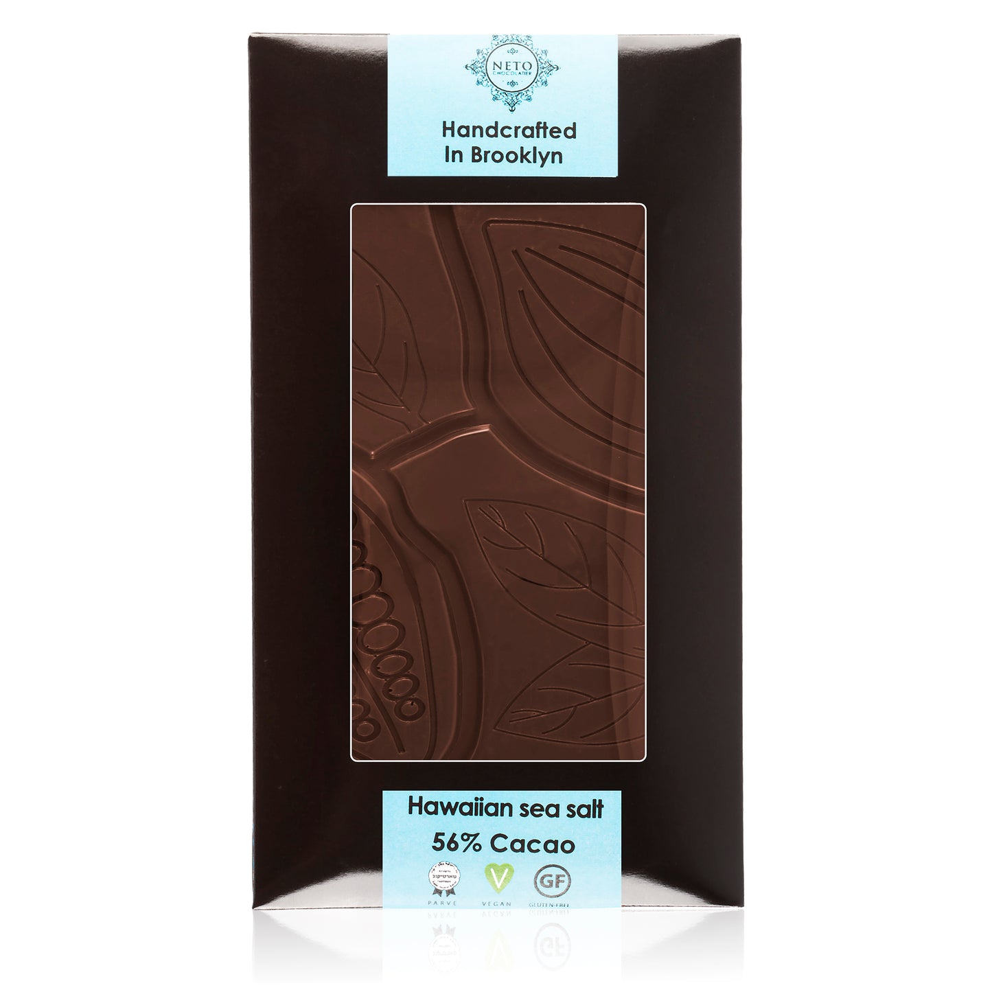 Dark chocolate large bar – Hawaiian sea salt