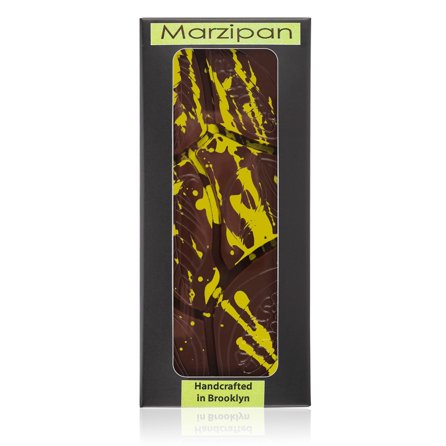 Dark chocolate mini bar – Marzipan