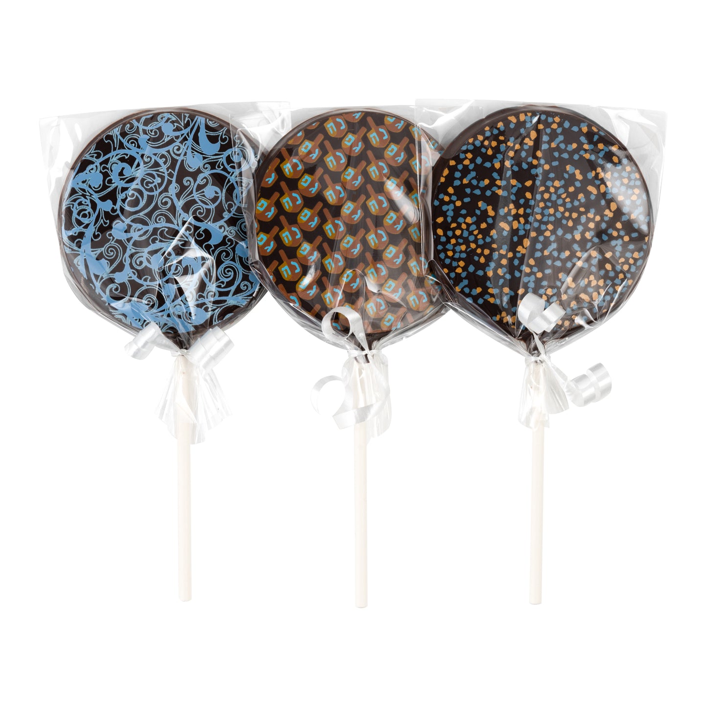 Semisweet Chocolate Lollipop - SET OF 3 - Choose Variety Inside