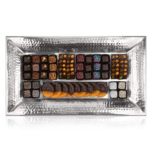 Silver Bubble Large Platter