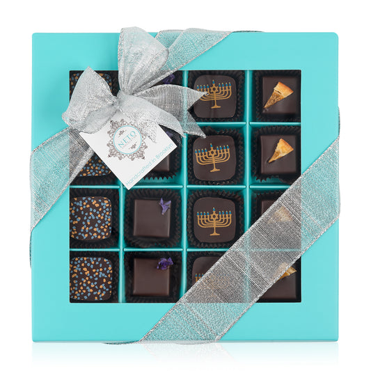 PREORDER Hanukkah Truffles Collection - 16pc Chocolate Gift Box