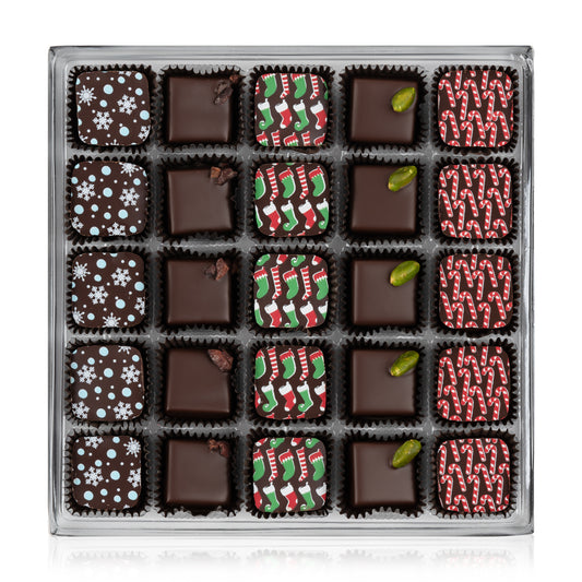 PREORDER Holiday Truffles Collection - 25pc Chocolate Gift Box