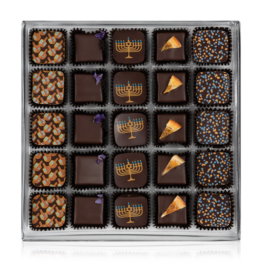 PREORDER Hanukkah Truffles Collection - 25pc Chocolate Gift Box