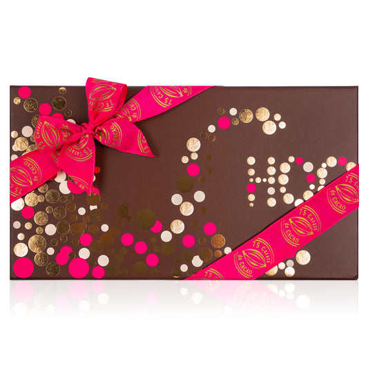 Choc Dots Pink LOVE Gift Box - Vegan • Gluten Free • Kosher Parve