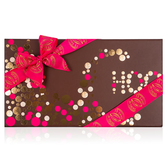Choc Dots Pink LOVE Chocolate Gift Box - 28pcs