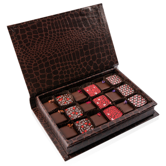 Book Gift Box. Medium - 18pc Chocolate Truffles