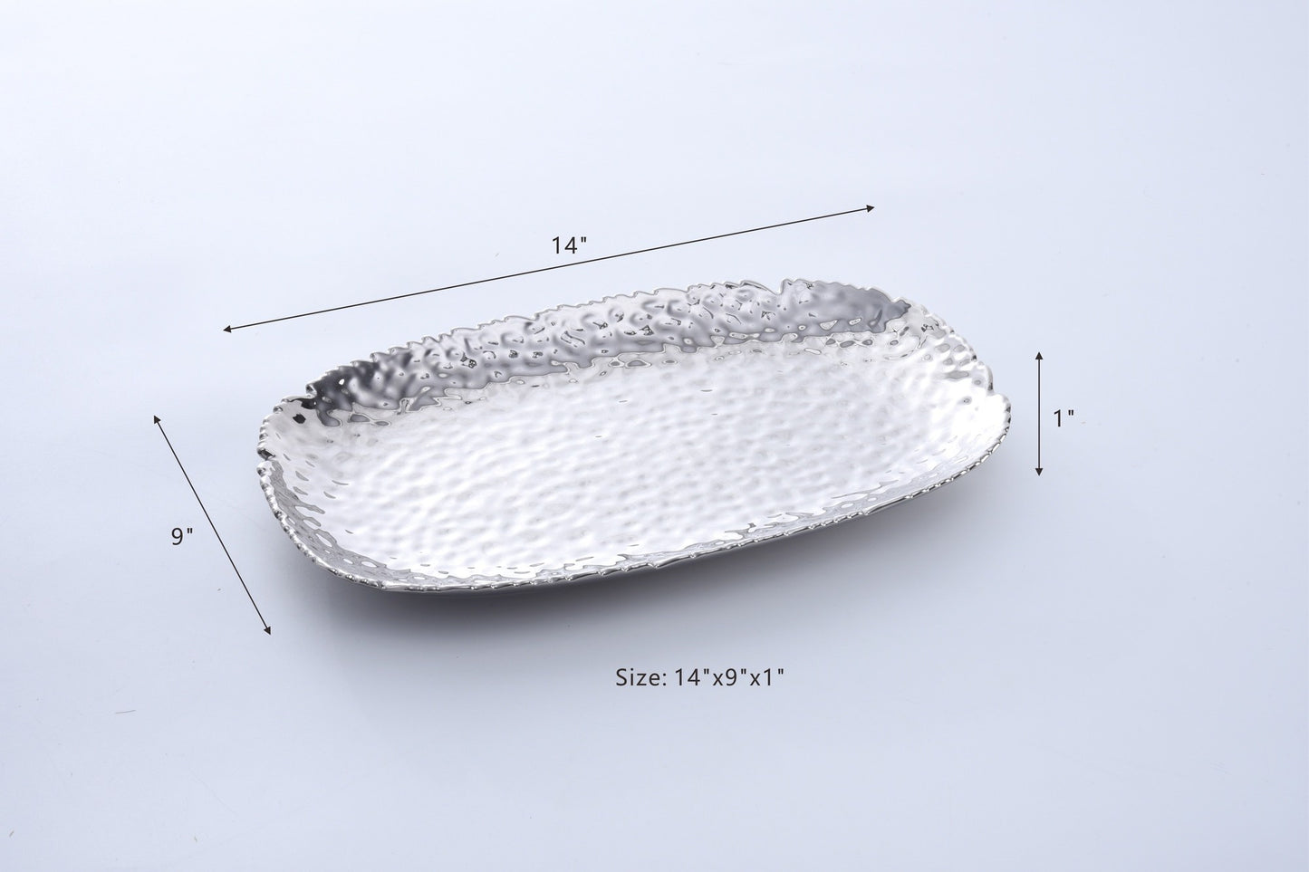 Large Ripple Serving Platter - Truffles and Mendiants. Silver or Gold